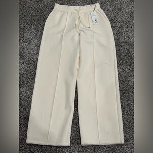 Calia Elegant Cream Scuba Soft Wide Leg *spots*